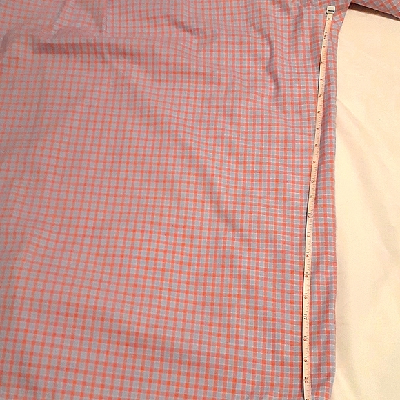 Jos. A. Bank TRAVELER SHIRT Size 2X short sleeves Pink and Blue Check - Picture 9 of 11
